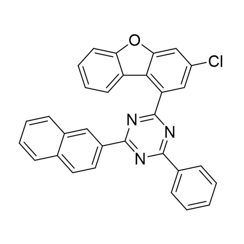 1,3,5-triazin, 2-(3-klor-1-dibensofuranyl)-4-(2-naftalenyl)-6-fenyl-