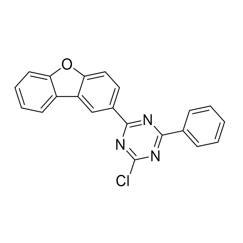 2-klor-4-(dibenso[b,d]furan-2-yl)-6-fenyl-1,3,5-triazin